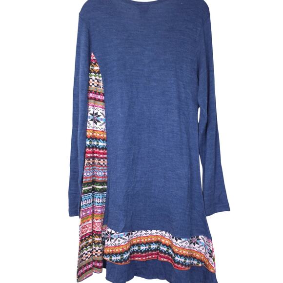 Moka Sport Beaded Sweater Dress Tunic made in India, Size XL, NWT - Picture 2 of 11